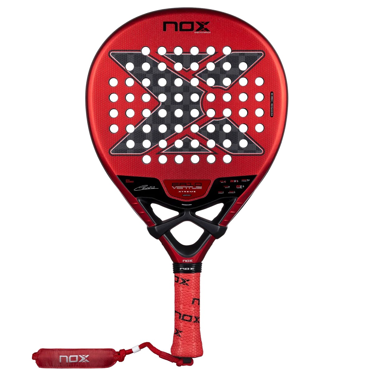 NOX EA10 Ventus Hybrid 12K Xtrem – Edu Alonso — ракетка для падела к статье «Жёсткость ракетки для падела: мягкая или жёсткая»