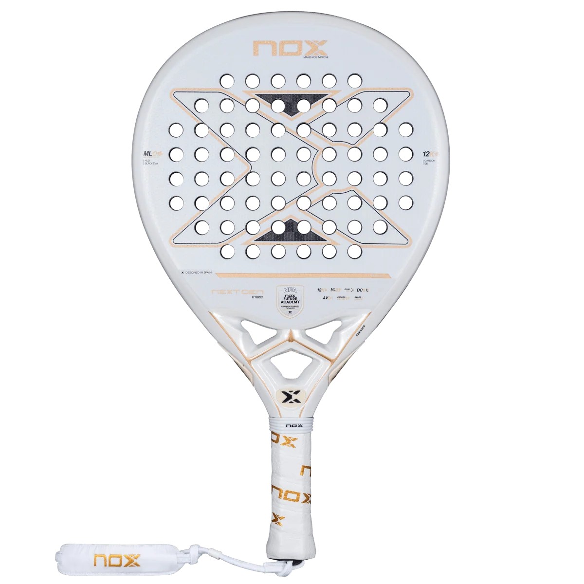 NOX NextGen Pro Hybrid 12K NFA Series — ракетка для падела к статье «Жёсткая ракетка для падела: точность и требования»