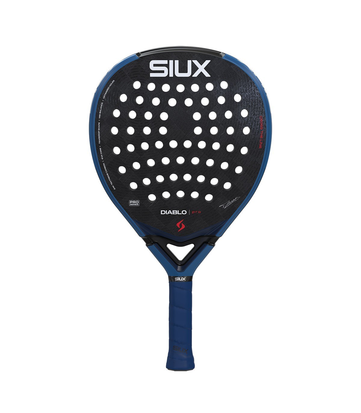 Siux Diablo Pro 2026 Royal Blue — ракетка для падела к статье «Карбон 3K, 12K и 18K: что означают маркировки»